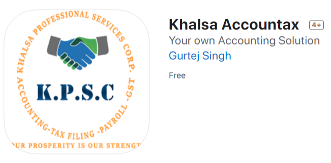 Khalsa Accountax Apple Store